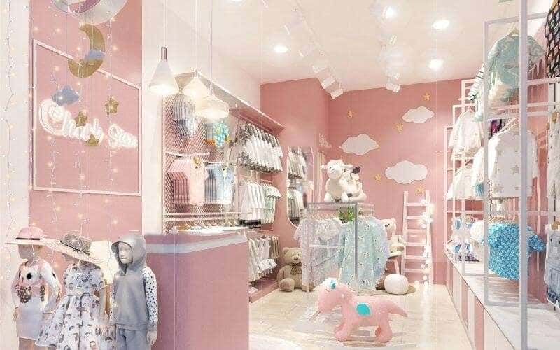 Thiết kế shop mẹ và bé