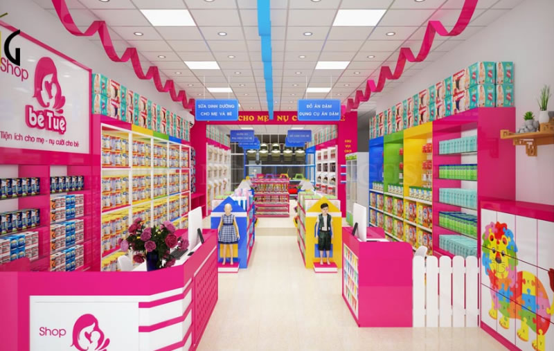 Thiết kế shop mẹ và bé - Ảnh 5