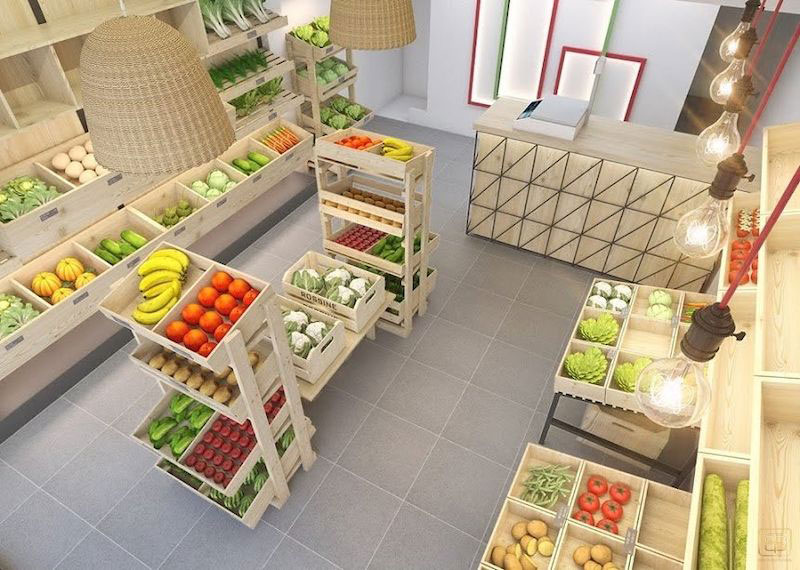 Thiết kế - Thi công shop trái cây nhập khẩu - Ảnh 5
