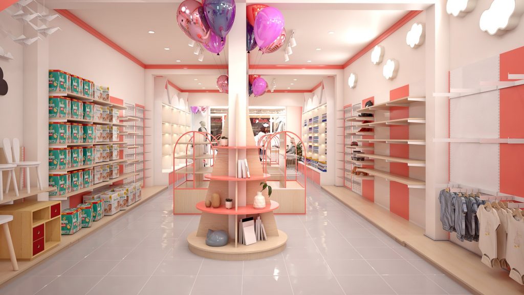 Thiết kế shop mẹ và bé - Ảnh 2